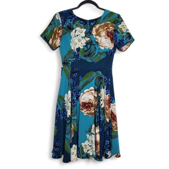 Corey Lynn Calter Women's Floral Paeonia Dress Size 0 Sheath Floral Romantic - Picture 2 of 11